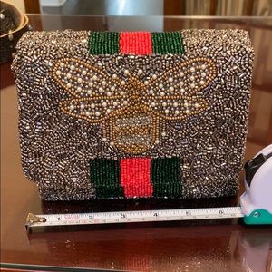 NWT Designer inspired beaded Moyna bag